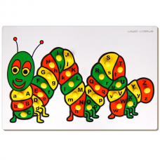 Alphabet Caterpillar With Knob